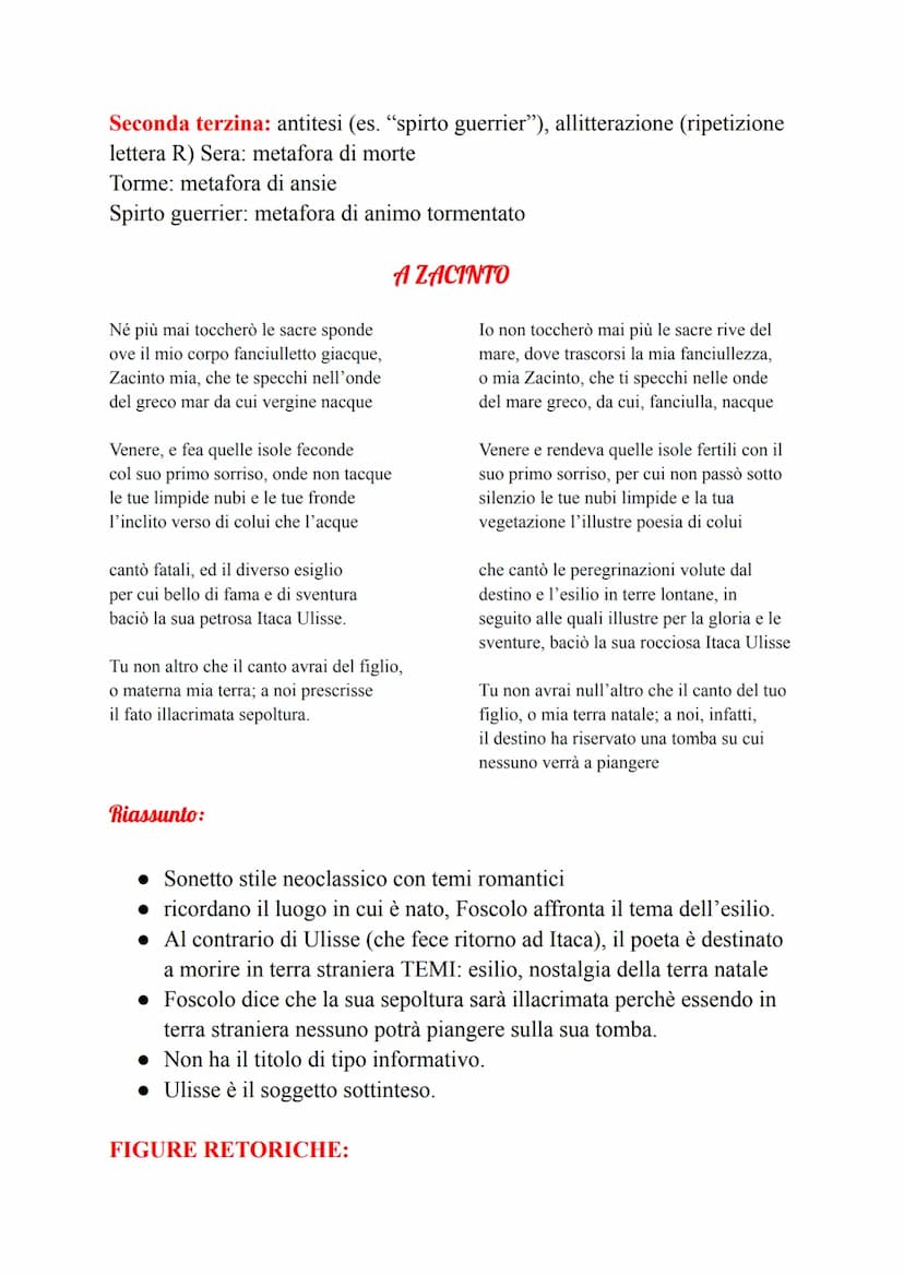 ☐ 1778
X 18271
→ Zante
UGO FOSCOLO
• Nasce da una famiglia in cui il padre è
veneziano e la madre è greca.
. A Venezia viene educato sulla b