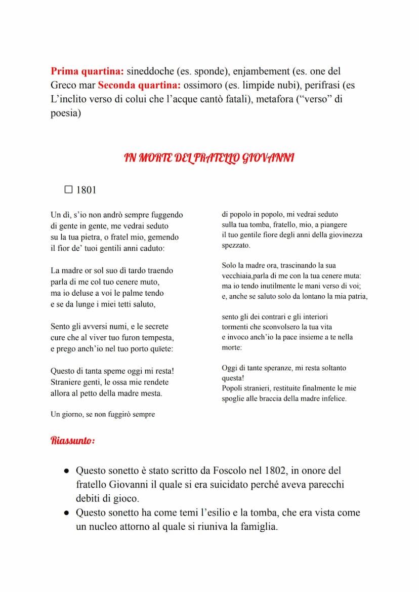 ☐ 1778
X 18271
→ Zante
UGO FOSCOLO
• Nasce da una famiglia in cui il padre è
veneziano e la madre è greca.
. A Venezia viene educato sulla b
