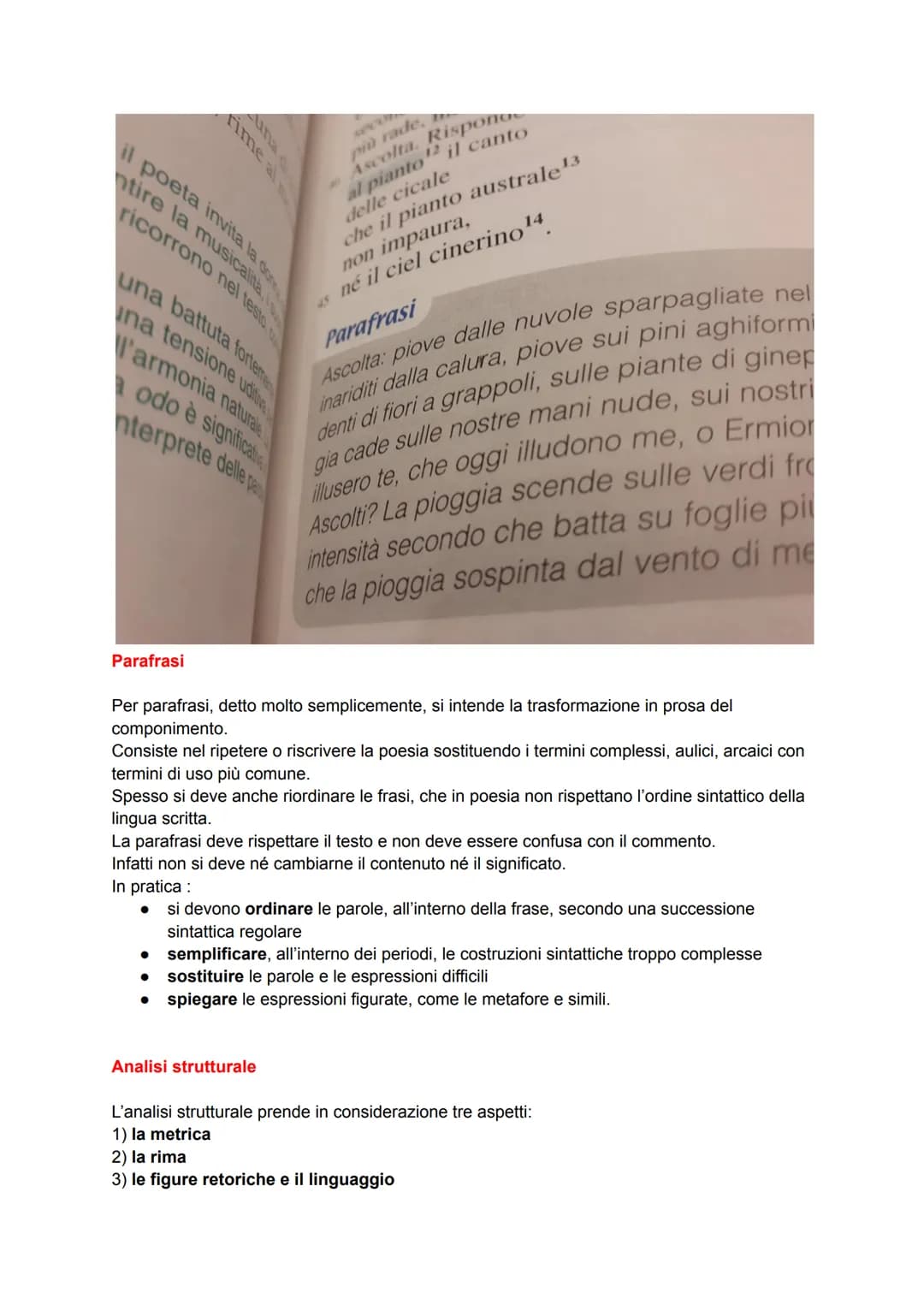 Come analizzare una poesia in 5 mosse
Analisi di una poesia step by step
Introduzione
Lettura
Parafrasi
Analisi strutturale
Commento e signi