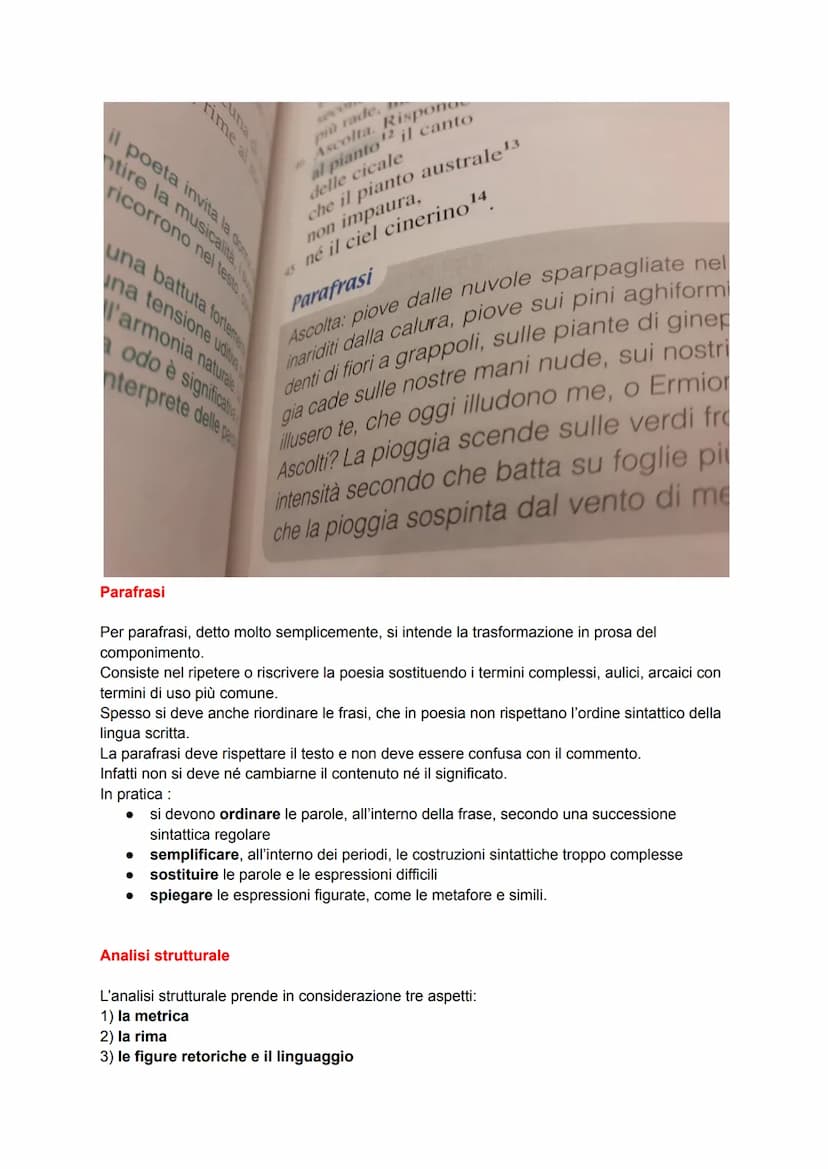 Come analizzare una poesia in 5 mosse
Analisi di una poesia step by step
Introduzione
Lettura
Parafrasi
Analisi strutturale
Commento e signi