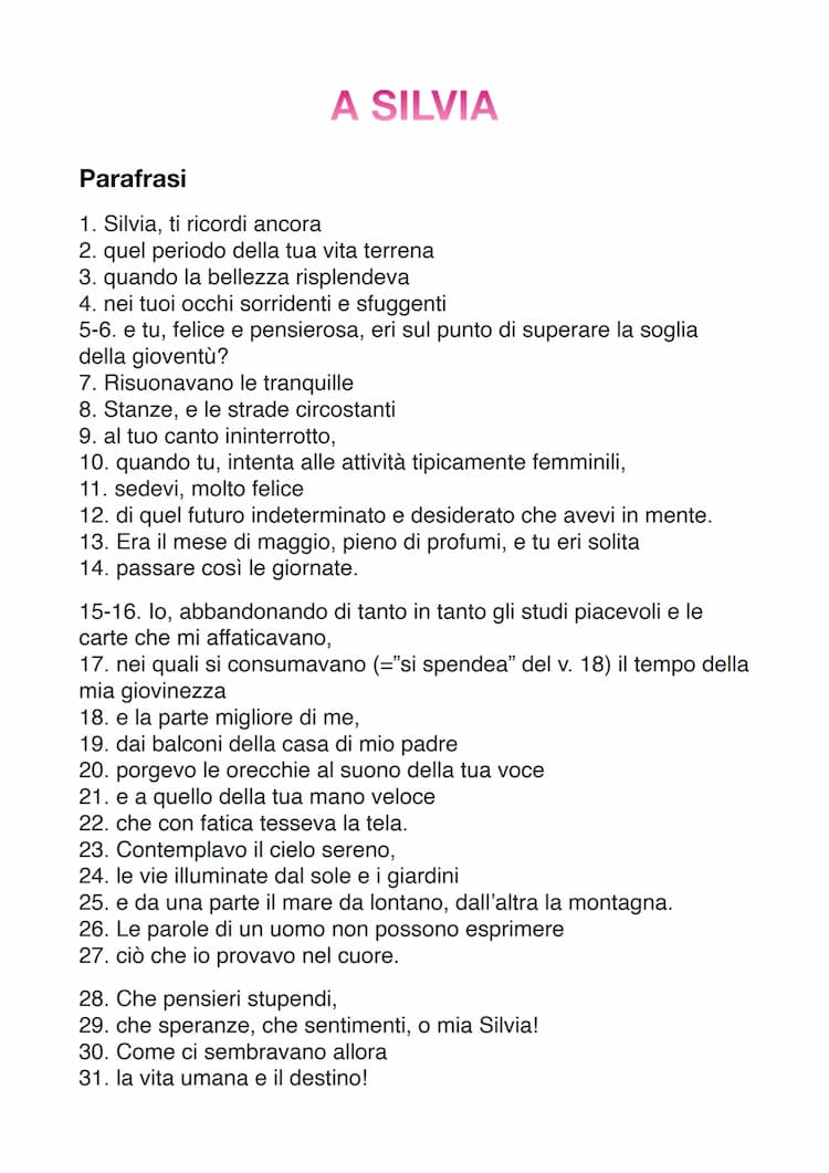 Know A SILVIA GIACOMO LEOPARDI thumbnail