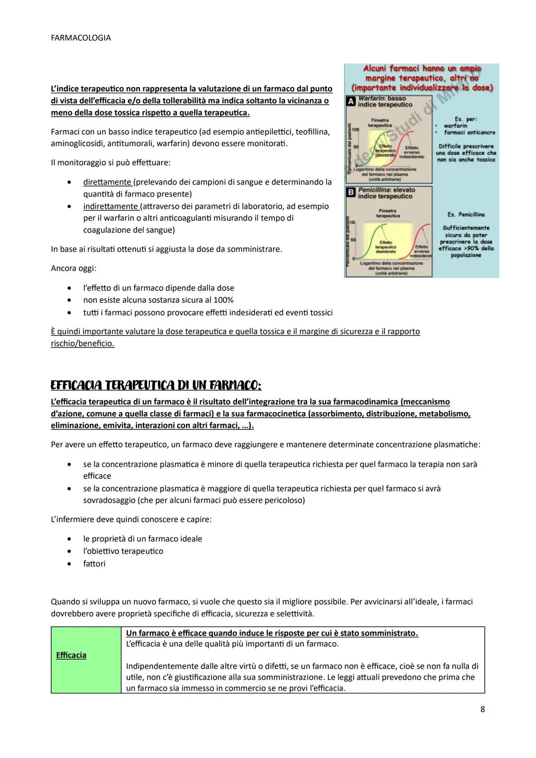 # FARMACOLOGIA

# FARMACOLOGIA:

Farmaco: deriva dal greco e significa principio attivo, ma anche veleno. Il farmaco è una sostanza capace d