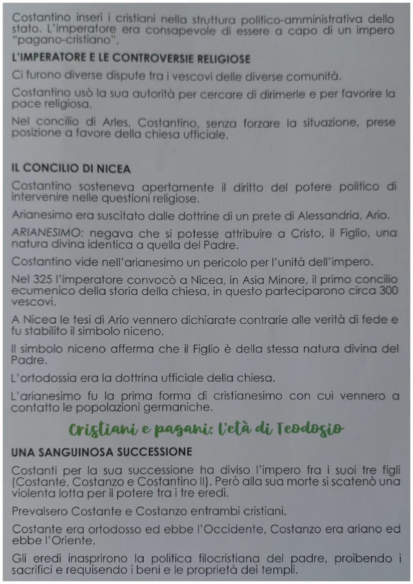 Il II secolo: la crisi economico-sociale
L'ETÁ
TARDOANTICA
Un evento di primaria importanza è stato quello del crollo dell'Impero
romano d'O