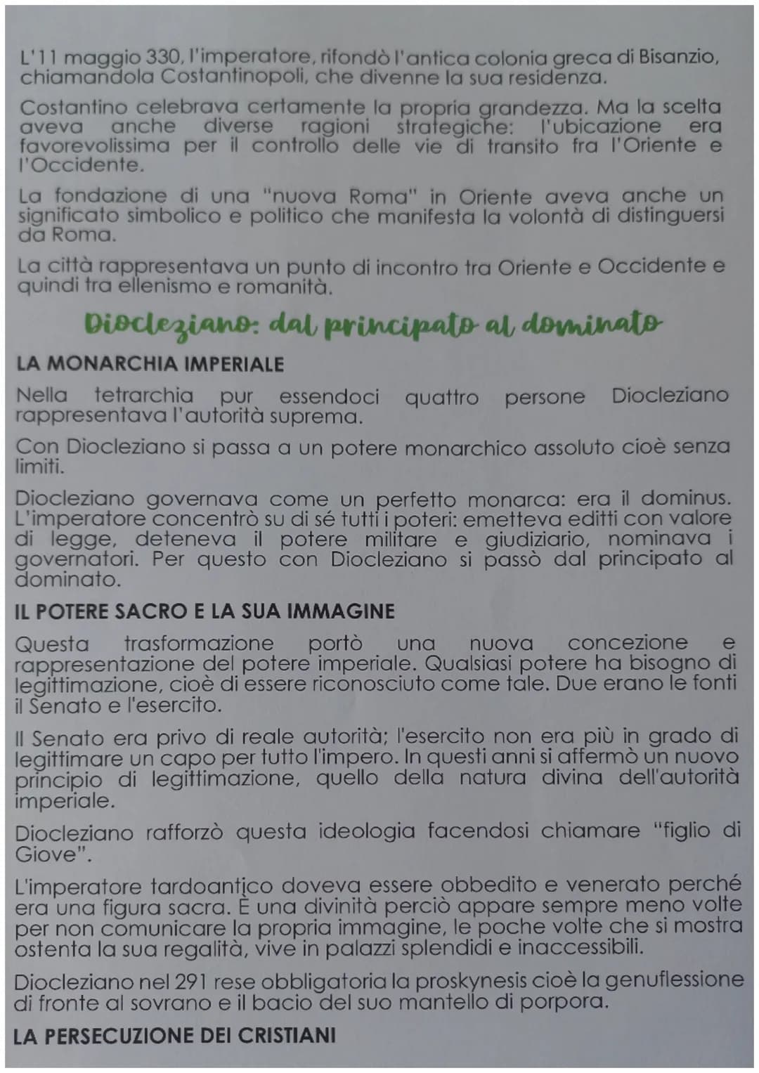 Il II secolo: la crisi economico-sociale
L'ETÁ
TARDOANTICA
Un evento di primaria importanza è stato quello del crollo dell'Impero
romano d'O