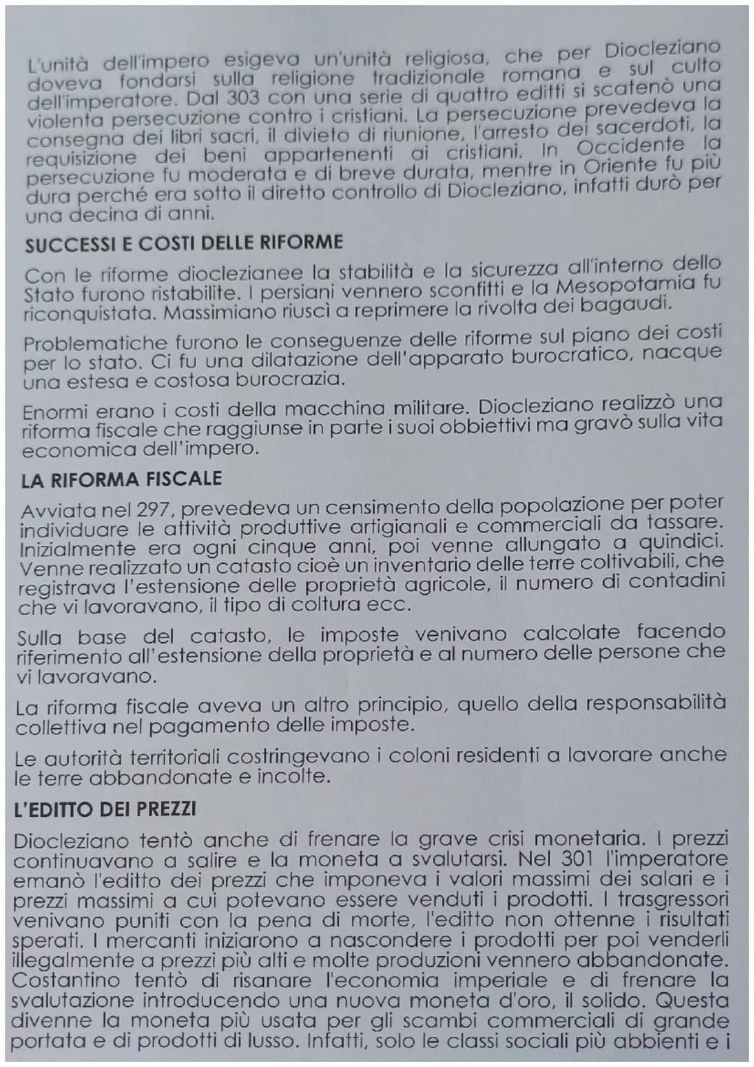 Il II secolo: la crisi economico-sociale
L'ETÁ
TARDOANTICA
Un evento di primaria importanza è stato quello del crollo dell'Impero
romano d'O