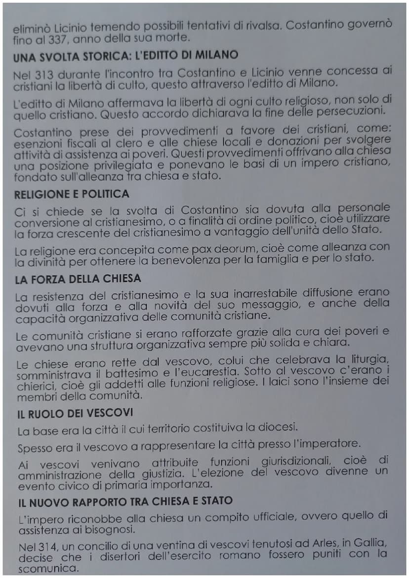 Il II secolo: la crisi economico-sociale
L'ETÁ
TARDOANTICA
Un evento di primaria importanza è stato quello del crollo dell'Impero
romano d'O