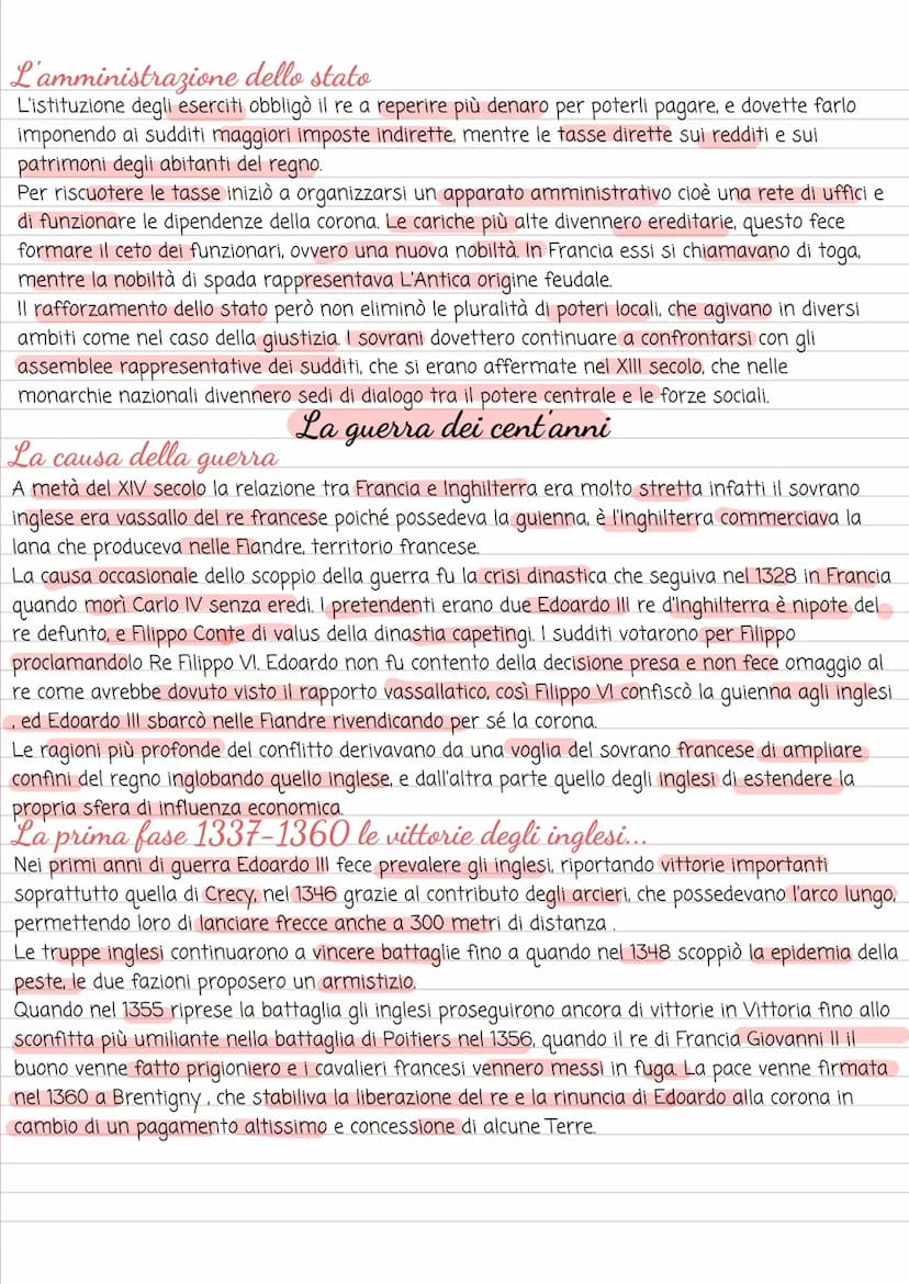 La crisi del Trecento...
La crisi economica
La rinascita dell'Europa iniziata nel XI secolo era stata caratterizzata da un aumento della
pro