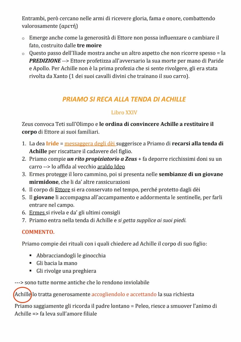 ■
IL DUELLO TRA ETTORE E ACHILLE
Ettore ha deciso di affrontare Achille
▪ Vede il terribile guerriero e fugge lungo le mura di Troia
■
Per t