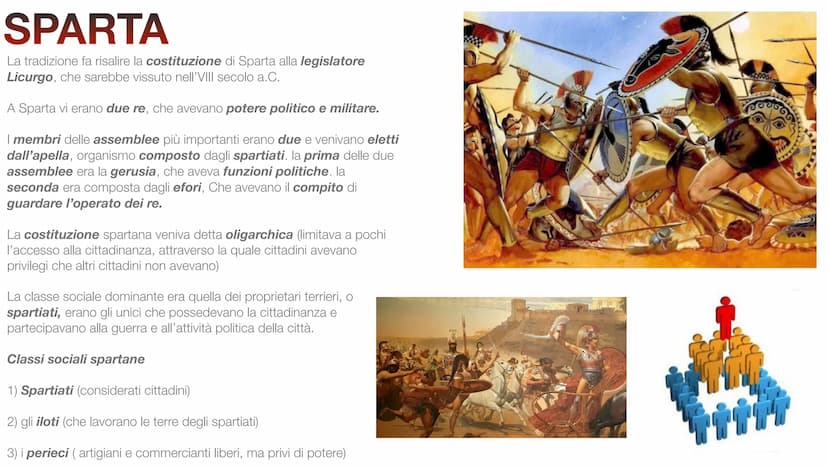 ATENE & SPARTA
Sofia La Rosa
Enrico Palano ATENE & SPARTA
Furono le prime due polis della Grecia
antica.
●
Sparta veniva riconosciuta come c