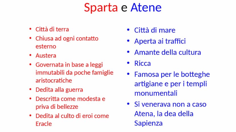 ATENE & SPARTA
Sofia La Rosa
Enrico Palano ATENE & SPARTA
Furono le prime due polis della Grecia
antica.
●
Sparta veniva riconosciuta come c
