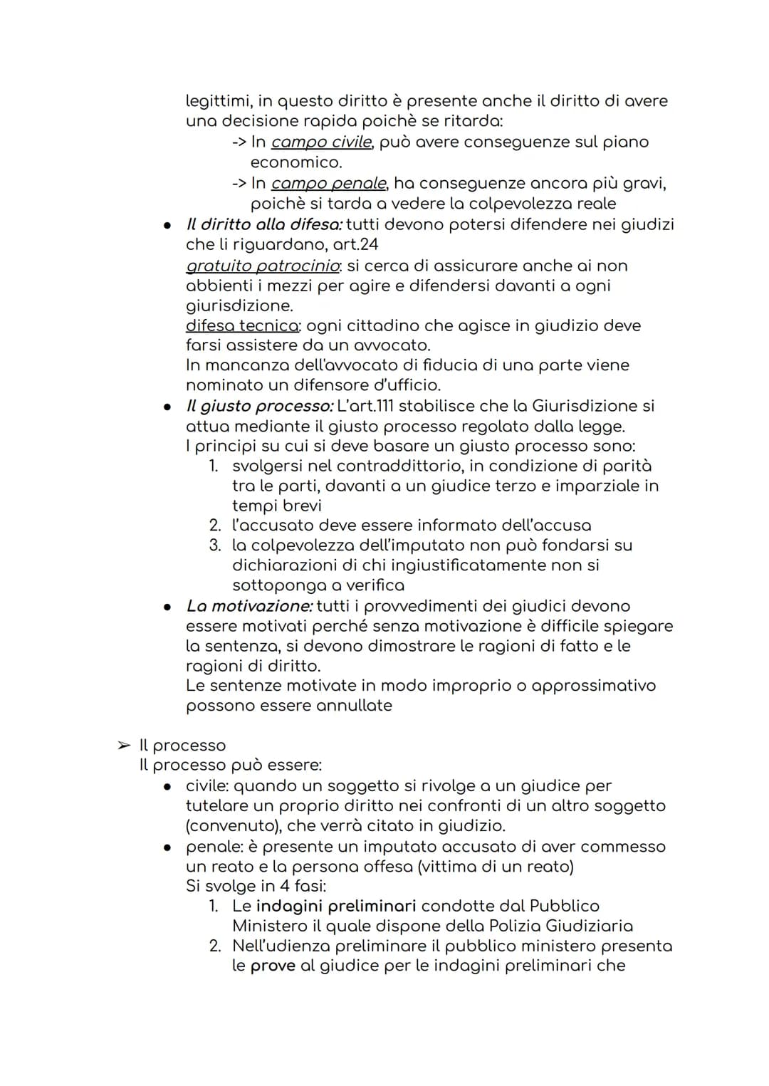 I GIUDICI E LA FUNZIONE GIURISDIZIONALE
➤ La funzione giurisdizionale: consiste nell'amministrare la giustizia
ed è affidata alla Magistratu
