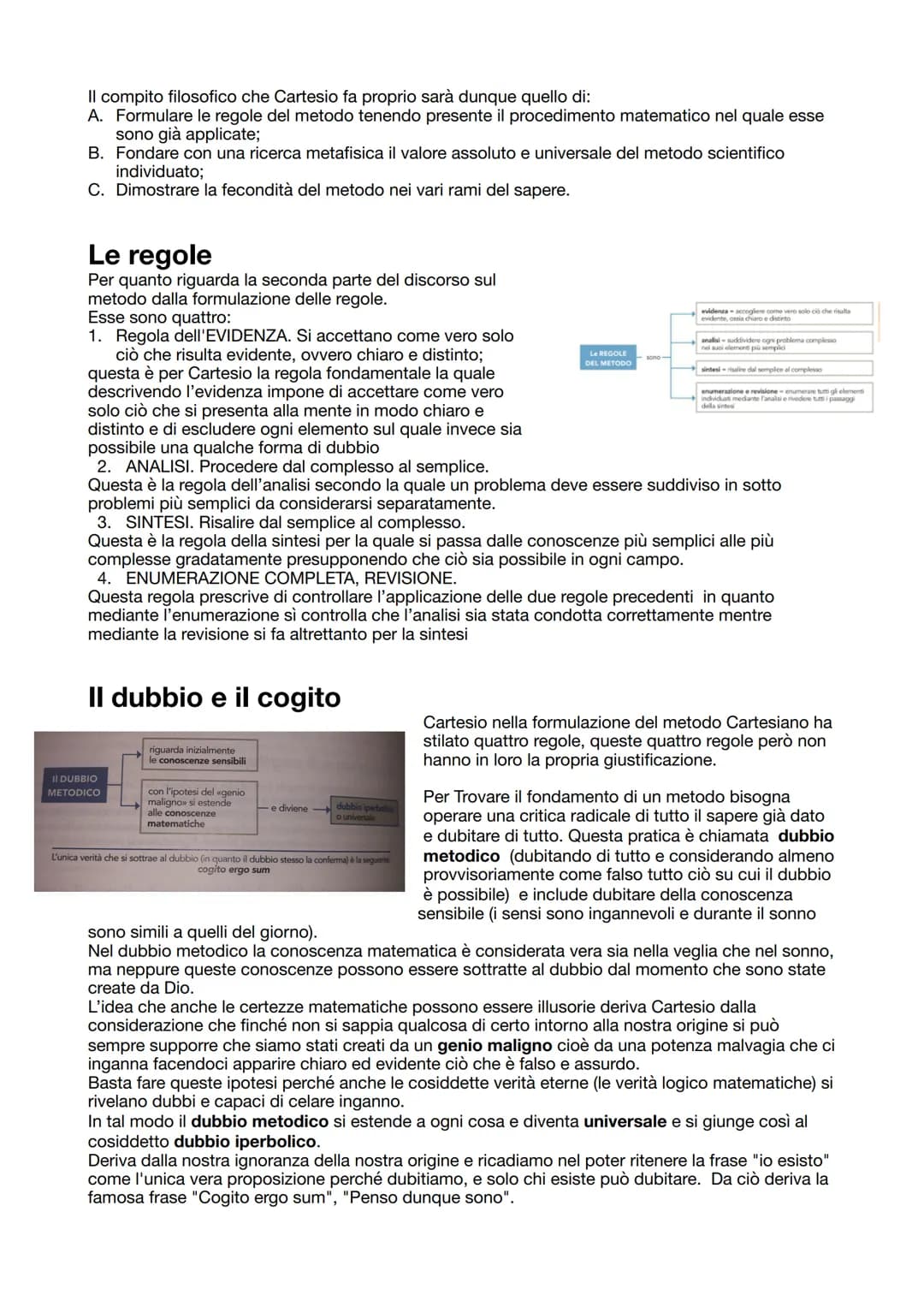 Cartesio
Cartesio è il fondatore del razionalismo, ossia di quella corrente della filosofia
moderna che vede nella ragione il principale org