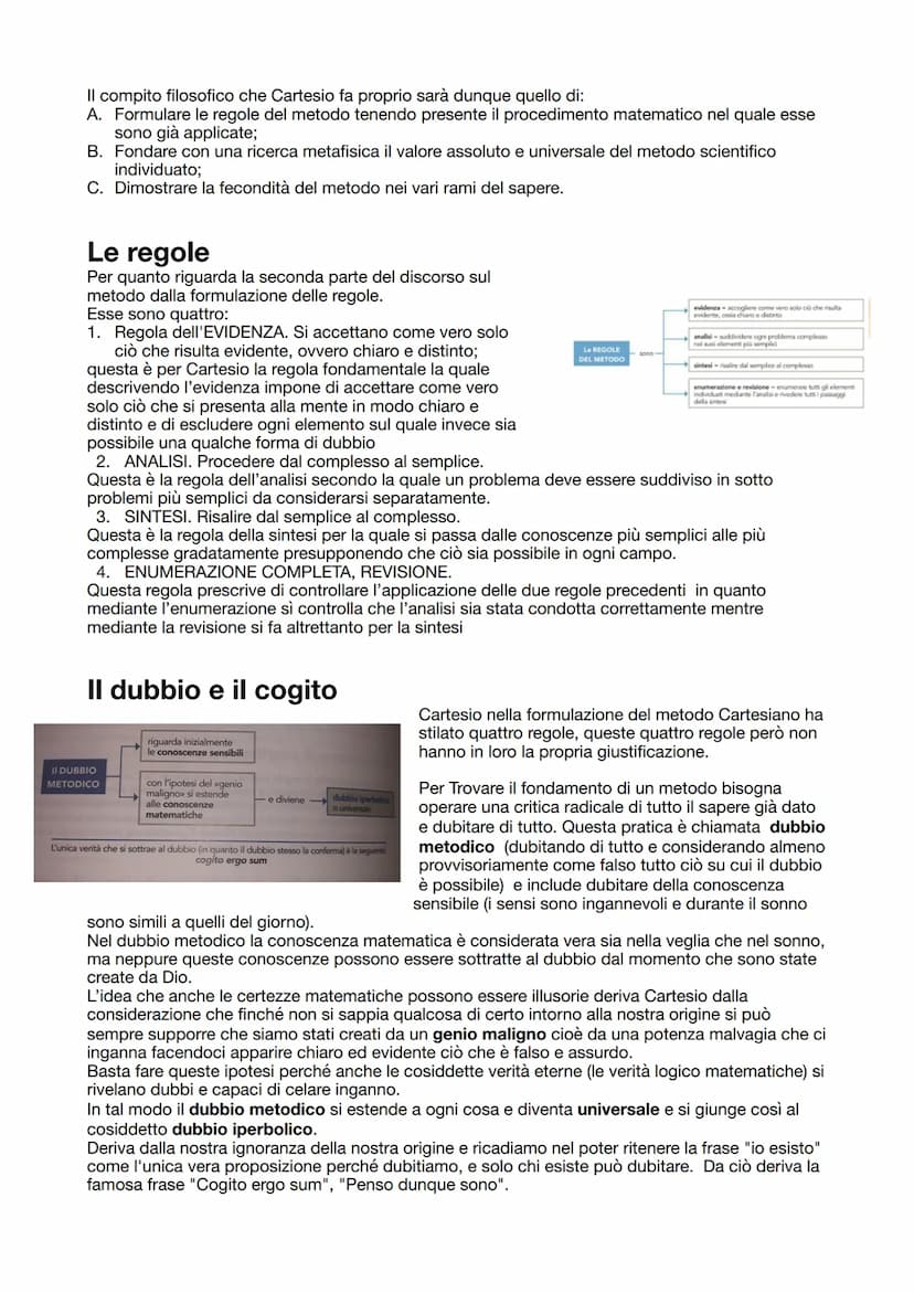 Cartesio
Cartesio è il fondatore del razionalismo, ossia di quella corrente della filosofia
moderna che vede nella ragione il principale org