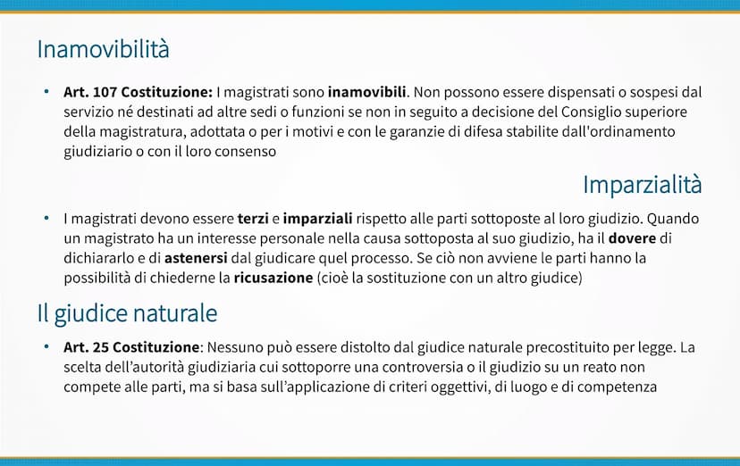 La Magistratura La Magistratura (artt. 101-113 Cost.) è l'organo dello Stato che detiene il
potere giudiziario in campo civile, penale e amm