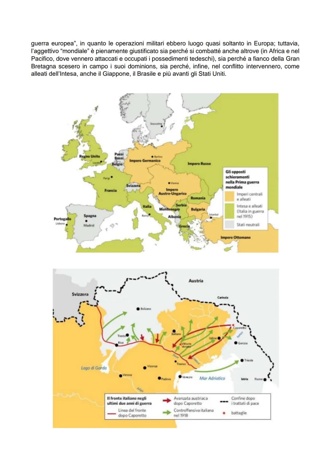 La Prima Guerra Mondiale
La situazione internazionale, i germi del conflitto
La guerra ha molte cause che risalgono indietro nel tempo
Indiv