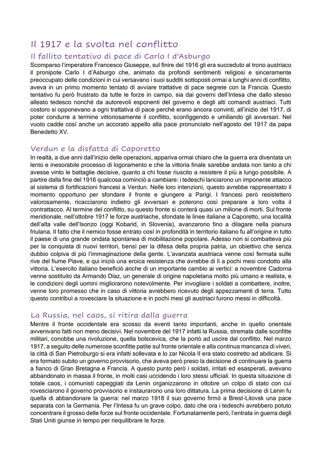 La Prima Guerra Mondiale
La situazione internazionale, i germi del conflitto
La guerra ha molte cause che risalgono indietro nel tempo
Indiv