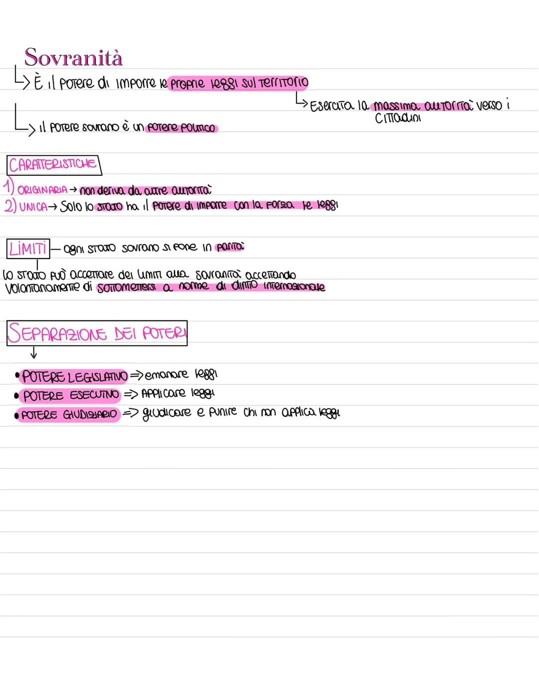 DIRITTO Lo stato oggi c'è re sono 196
•UN POPOLO
• SITUOJO SU un Territorio
• Organizzato da un potere Politico sovrano
↓
3 element Fondamen