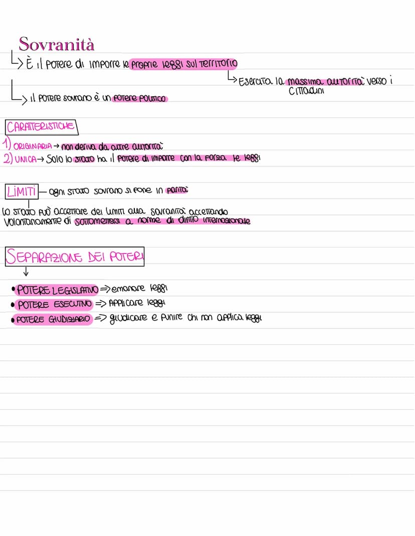 DIRITTO Lo stato oggi c'è re sono 196
•UN POPOLO
• SITUOJO SU un Territorio
• Organizzato da un potere Politico sovrano
↓
3 element Fondamen