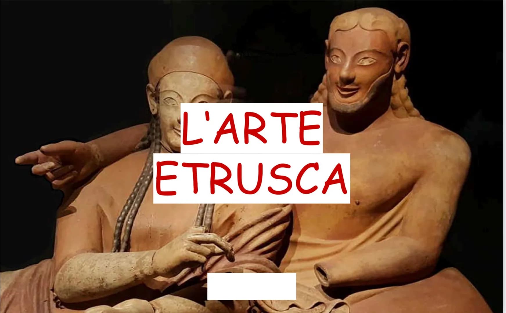 L'ARTE
ETRUSCA La civiltà etrusca
La civiltà etrusca appare intorno al IX secolo
a.C. nell'area racchiusa fra i fiumi Arno e Tevere.
in ques