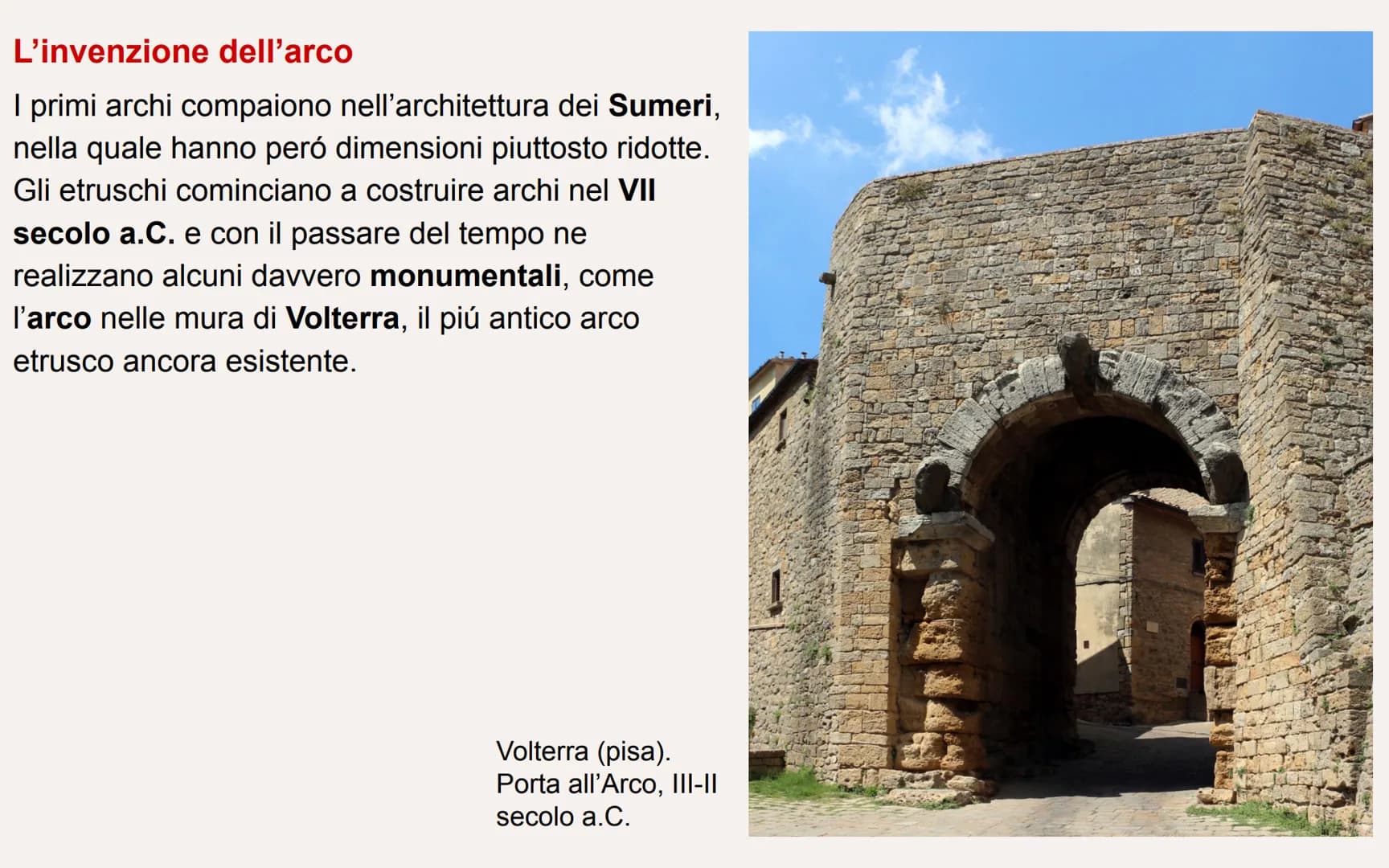 L'ARTE
ETRUSCA La civiltà etrusca
La civiltà etrusca appare intorno al IX secolo
a.C. nell'area racchiusa fra i fiumi Arno e Tevere.
in ques