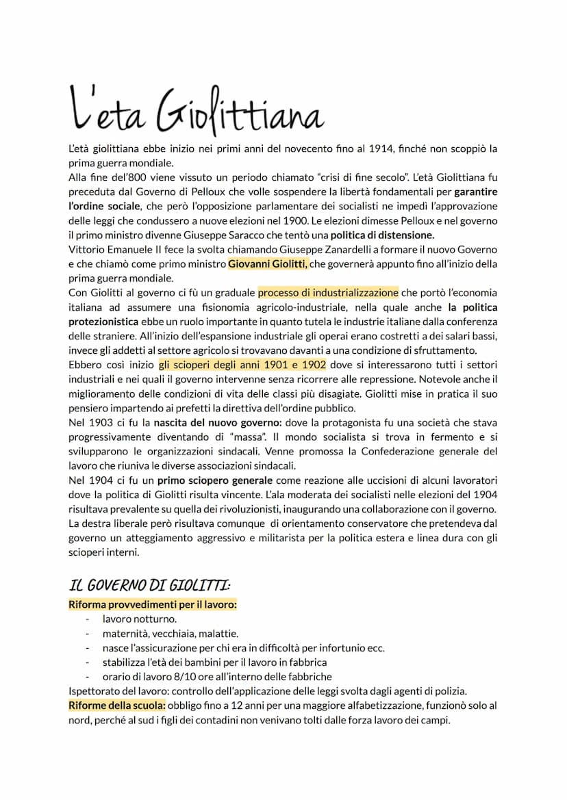 La Societa di massa
IL CAMBIAMENTO:
II 1900 si apre con la nascita del concetto di "massa". Le grandi masse popolari fecero il loro
ingresso
