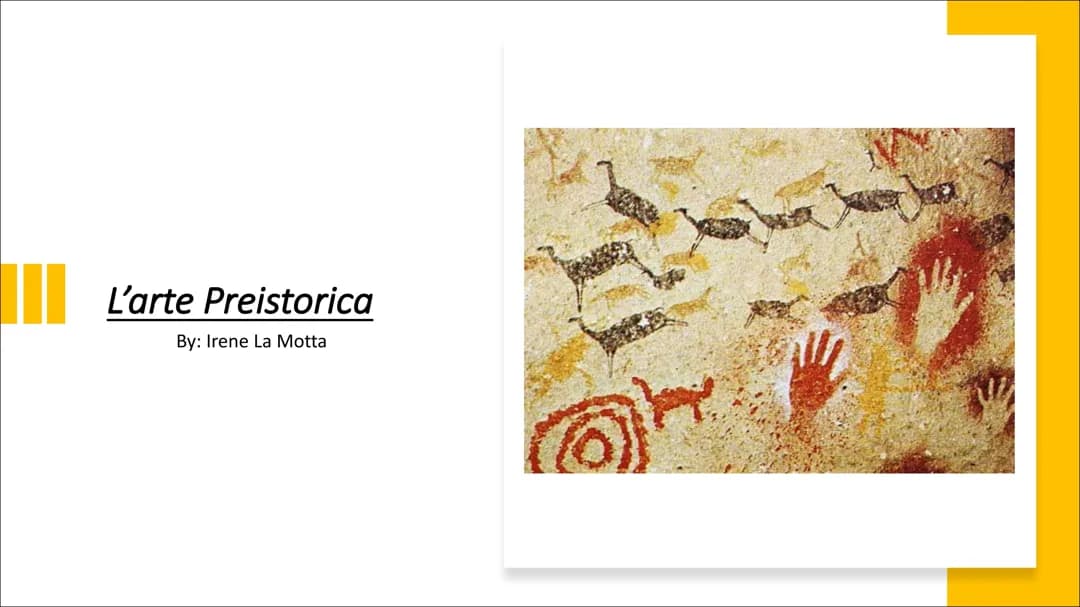 L’arte preistorica