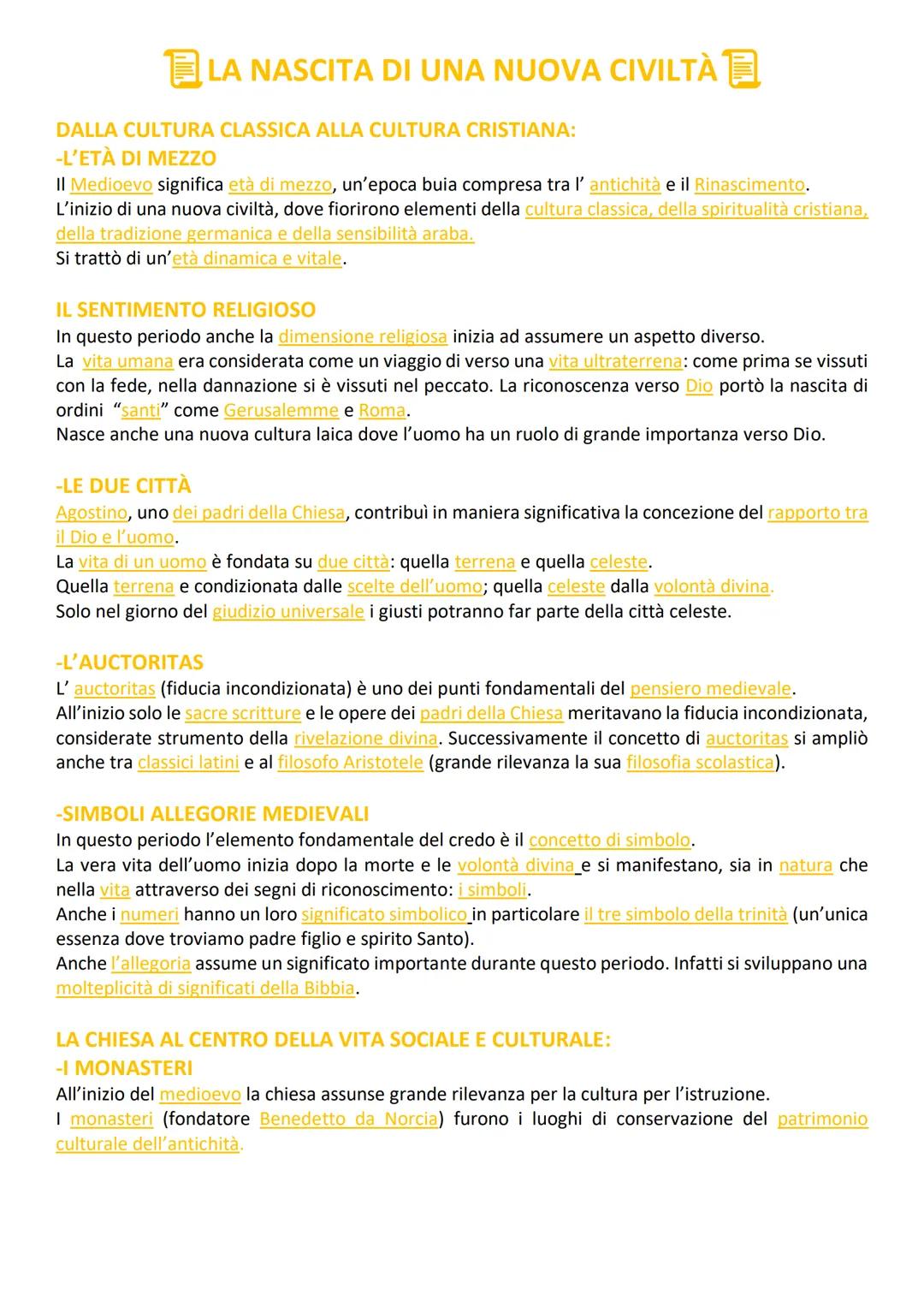 IL MEDIOEVO OWO
HOK
I POTERI UNIVERSALI NELL'ALTO MEDIOEVO:
-CHE COS'È IL MEDIOEVO
Il Medioevo è un'epoca storica molto particolare, che pre