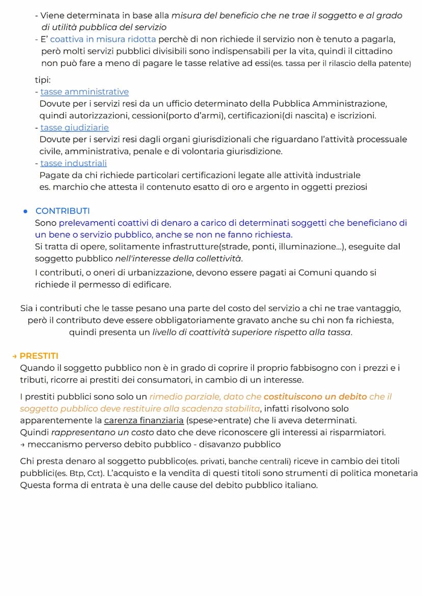 ENTRATE PUBBLICHE
Le entrate pubbliche sono l'insieme dei mezzi monetari che affluiscono al soggetto pubblico
per finanziare la spesa pubbli