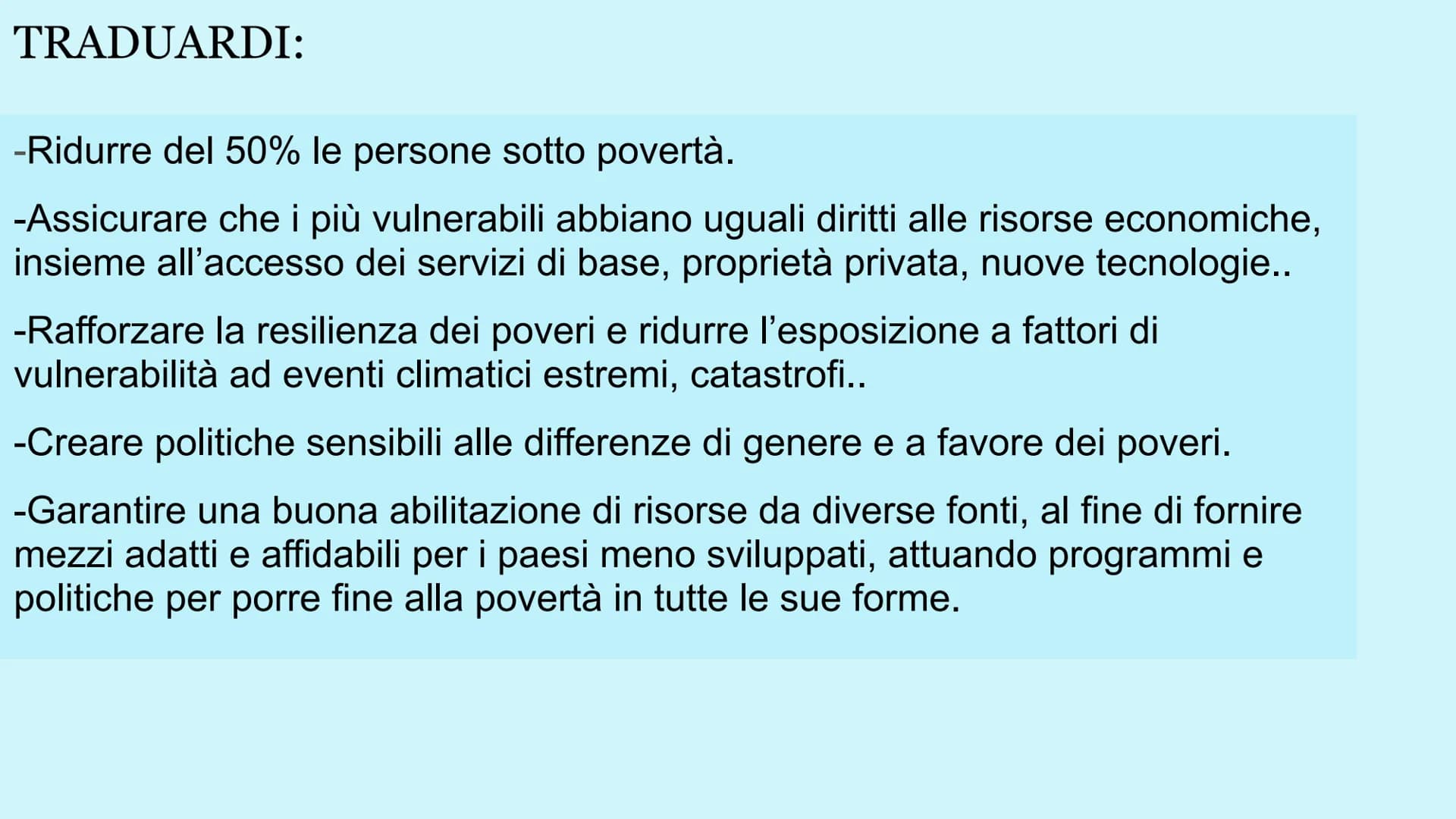 
<p>Il 25 settembre 2015, l'Organizzazione delle Nazioni Unite ha approvato l'Agenda Globale per lo Sviluppo Sostenibile, che include 17 obi