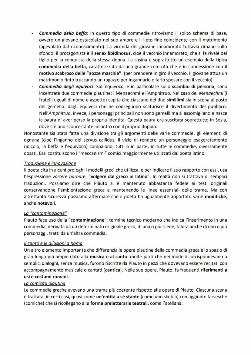 PLAUTO
La vita e i nomi del poeta
Plauto nacque qualche anno prima del 250 a.C. a Sarsina (oggi in Romagna) e morì nel 184 a.C.
(periodo del