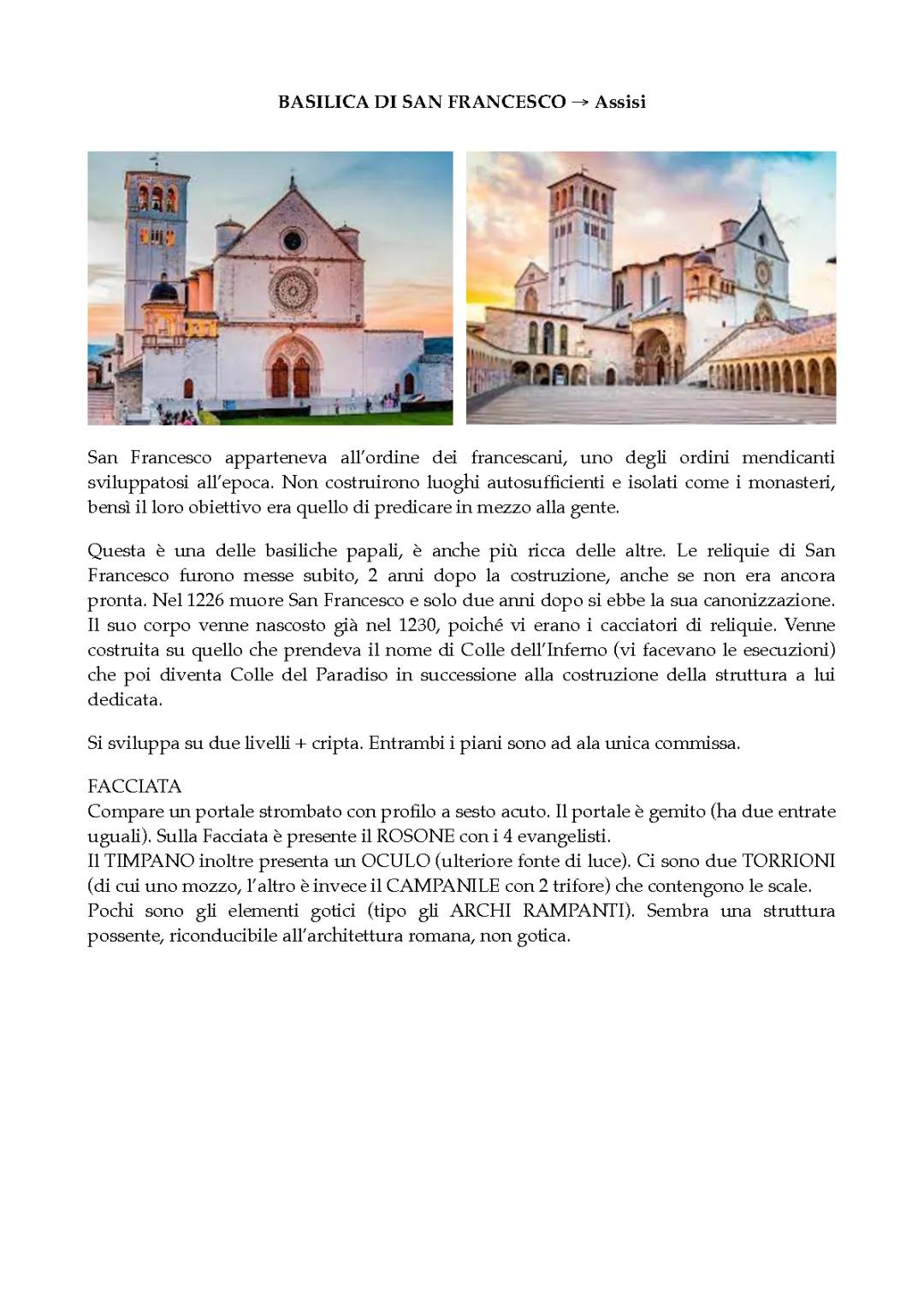 Basilica di San Francesco ad Assisi: Affreschi, Curiosità e Storia