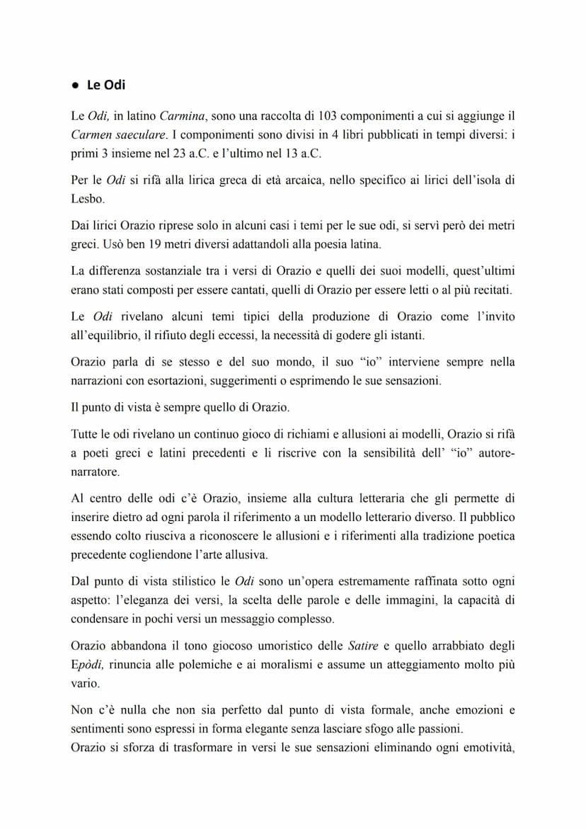 • Vita
Quinto Orazio Flacco
Nasce l'8 dicembre del 65 a.C. a Venosa (paese al confine tra Lucania e Apulia).
Era figlio di un liberto divent