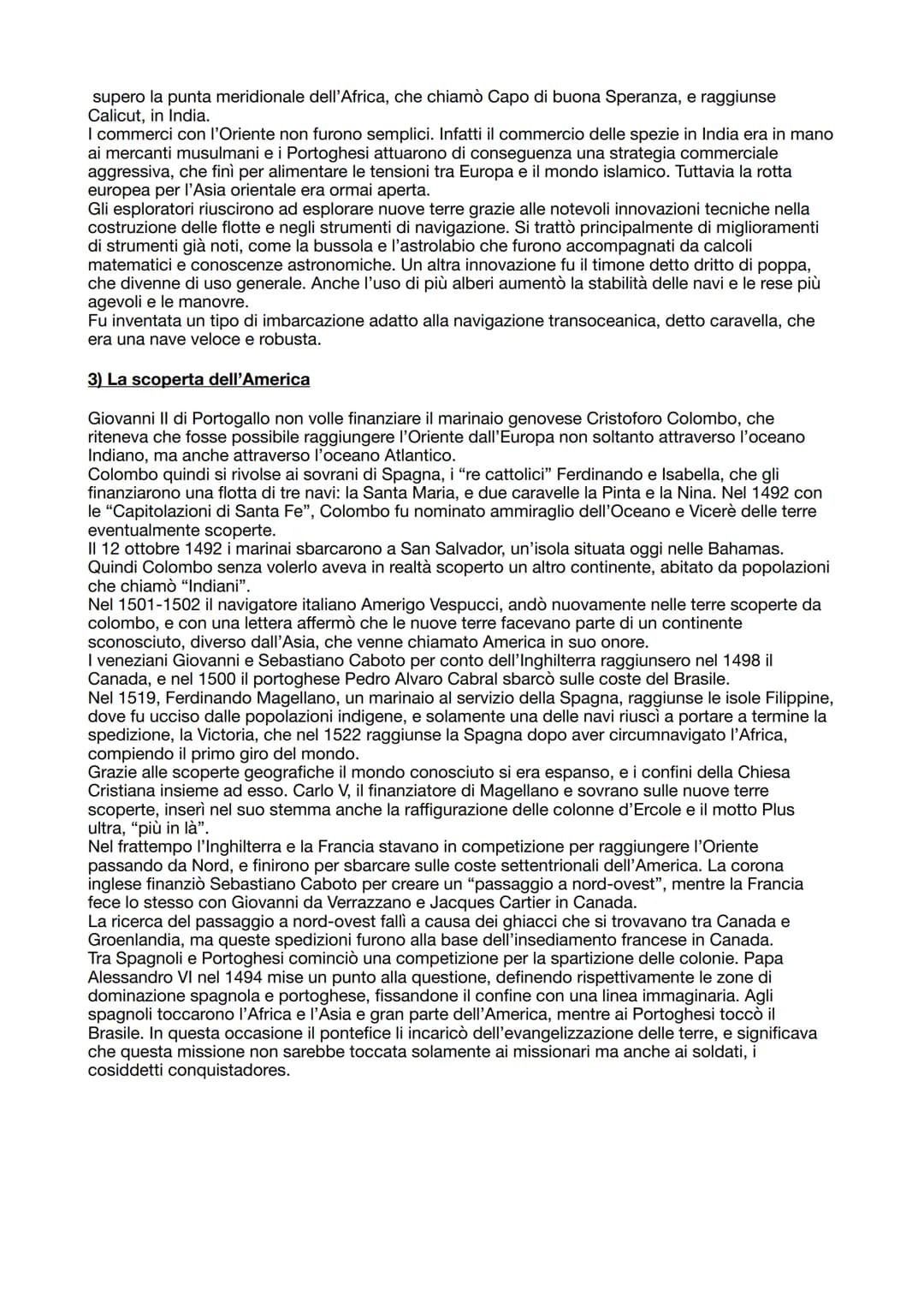 Capitolo 12 - Il nuovo mondo
1) Le antiche vie dell'Oriente
La caduta dell'Impero bizantino e la formazione dell'Impero Ottomano ebbero cons