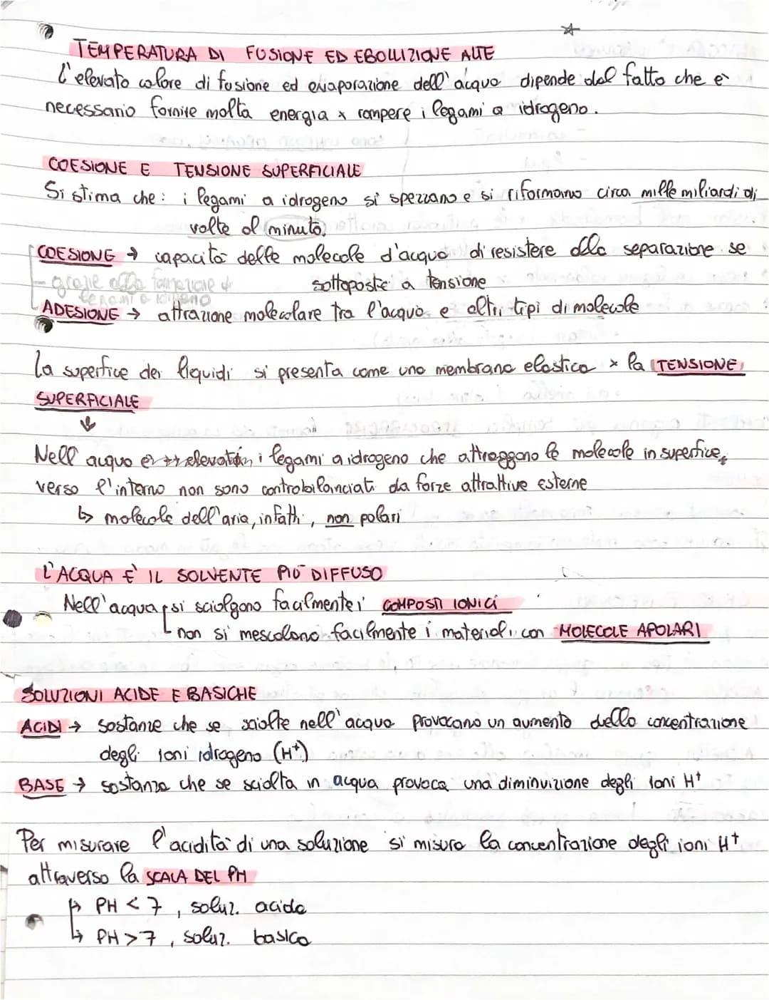 PROPRIETA ACQUA
HOLECOLA D'ACQUA PORTEMENTE POLARE
Formula: H₂0
→ composta da 2 atomi di idrogeno legati coulentemente a uno
di ossigeno.
Gl