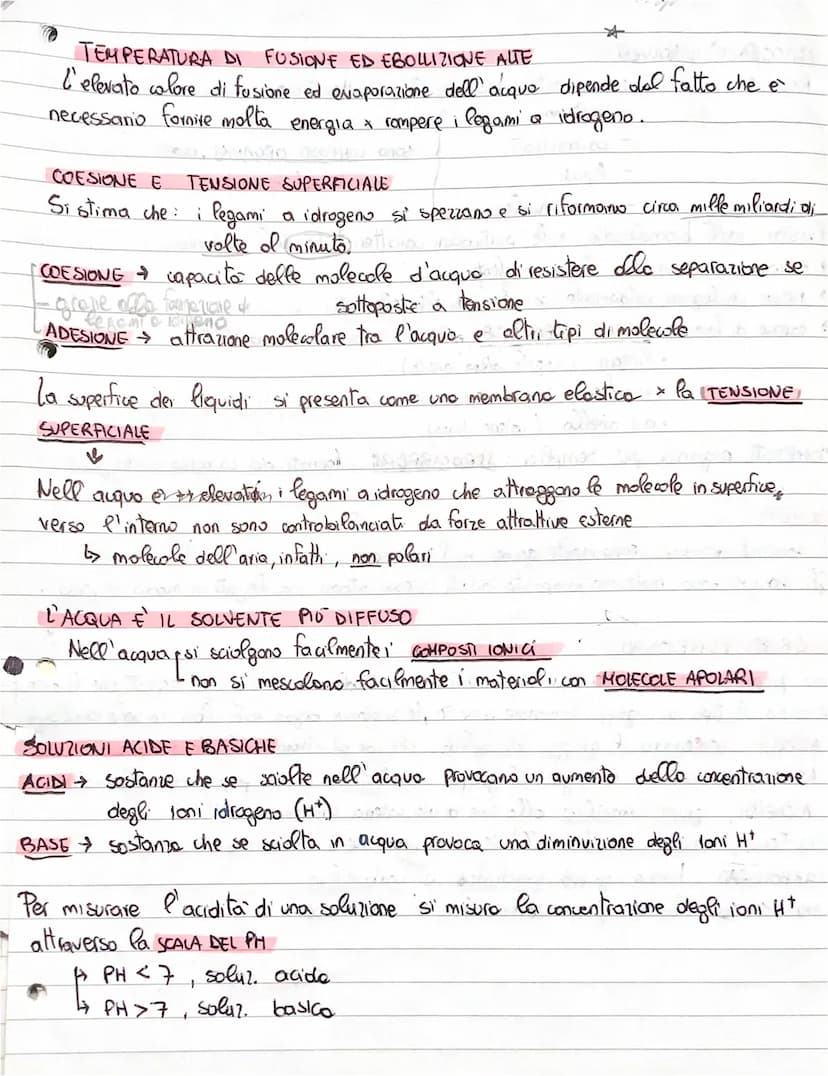 PROPRIETA ACQUA
HOLECOLA D'ACQUA PORTEMENTE POLARE
Formula: H₂0
→ composta da 2 atomi di idrogeno legati coulentemente a uno
di ossigeno.
Gl
