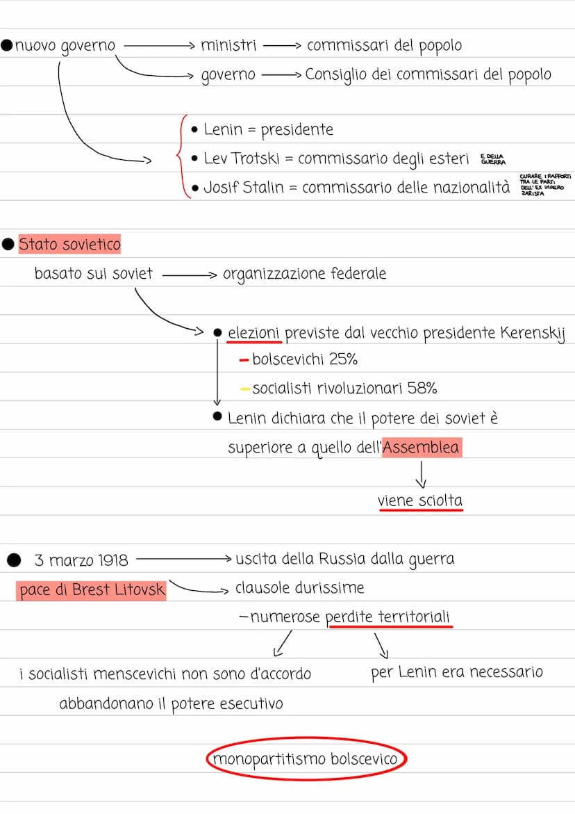 -
rivoluzione di
FEBBRAIO
1 GUERRA MONDIALE
1905 "domenica di sangue"
• condizioni di estrema povertà
debole economia
• perdita consistente 