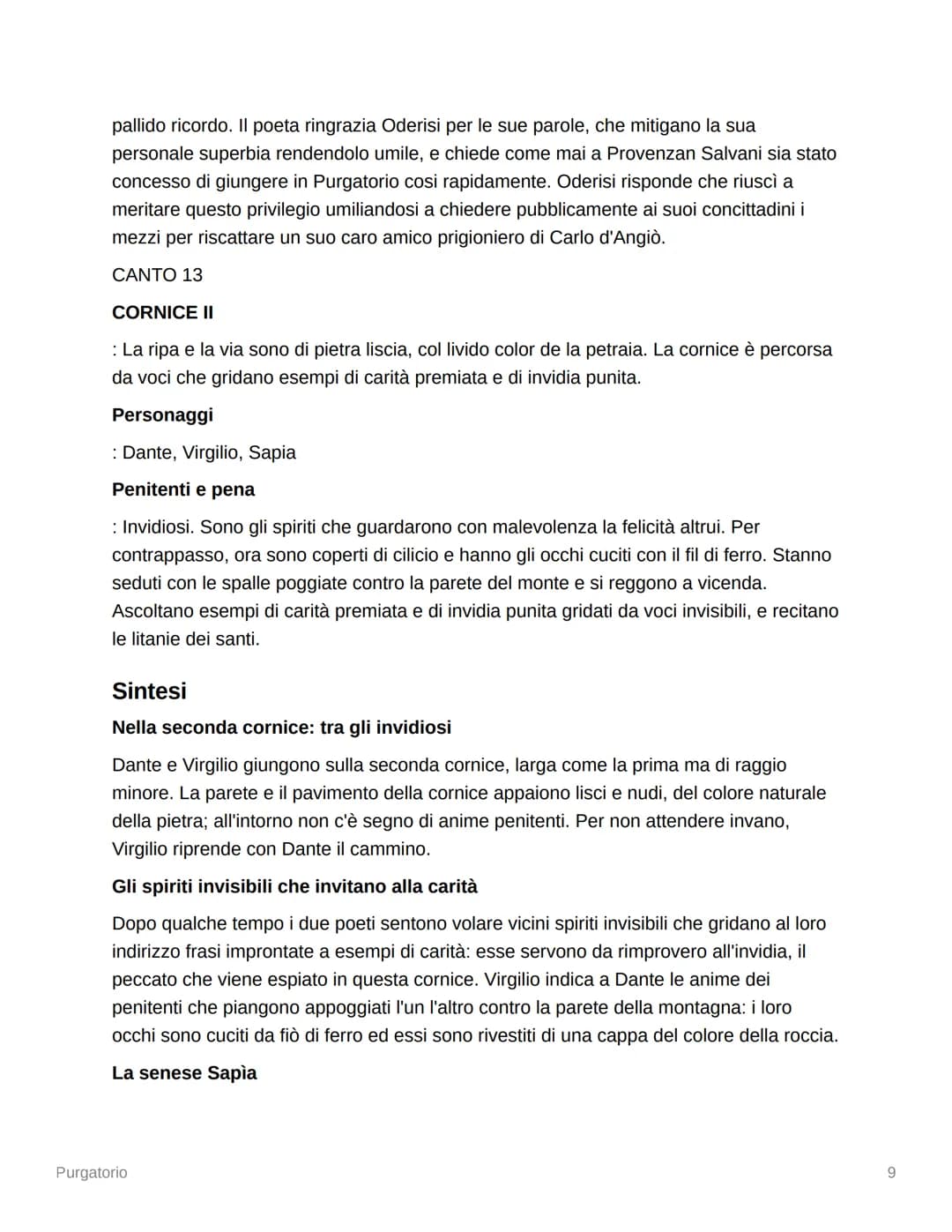 Purgatorio
Purgatorio Canto 1 - Riassunto
Tempo
: domenica di Pasqua 10 aprile 1300, all'alba (tra le 4 e le 5 antimeridiane)
Antipurgatorio