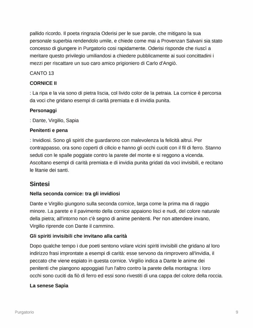 Purgatorio
Purgatorio Canto 1 - Riassunto
Tempo
: domenica di Pasqua 10 aprile 1300, all'alba (tra le 4 e le 5 antimeridiane)
Antipurgatorio