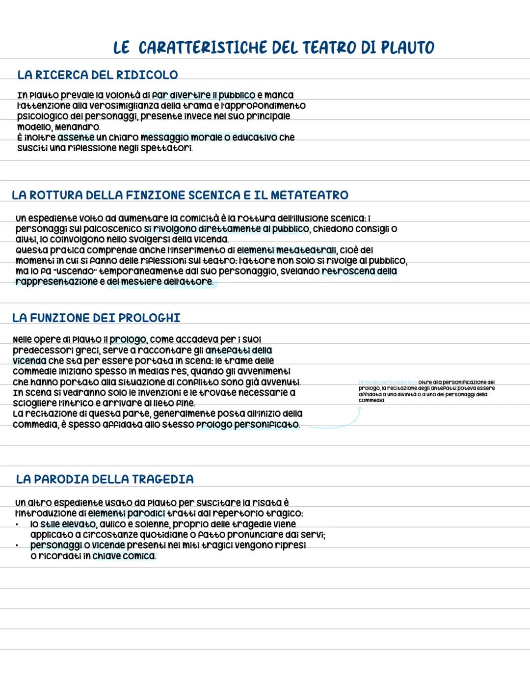 # VITA

Plauto

Nasce a sarsina, forse il suo nome è la forma romanizzata del nome plotus. Il nome del
poeta è riportato come т.мaccius Plau