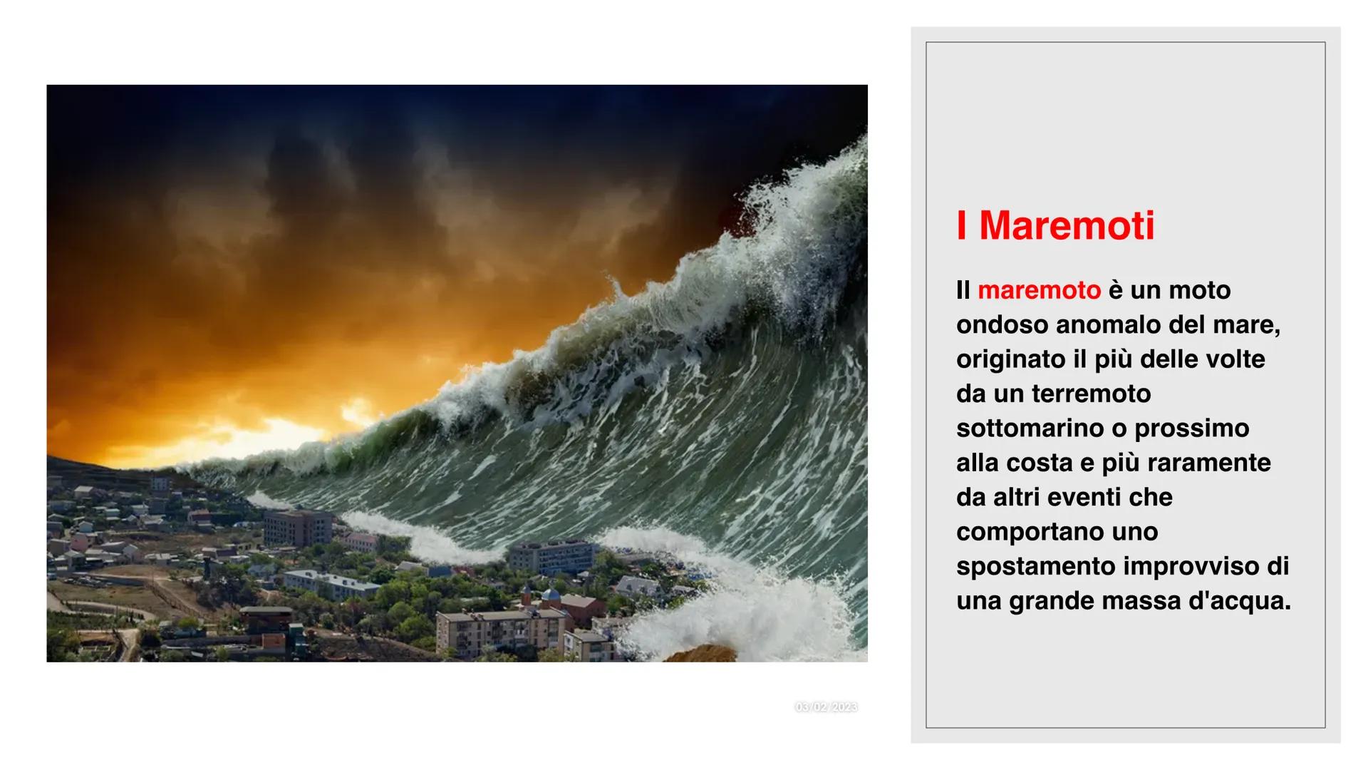 I TERREMOTI TERREMOTO ONDULATORIO
ipocentro
TERREMOTO SUSSULTORIO
epicentro.
MEDICINA ONLINE
03/02/2023
Che cos'è un
terremoto
II TERRERMOTO