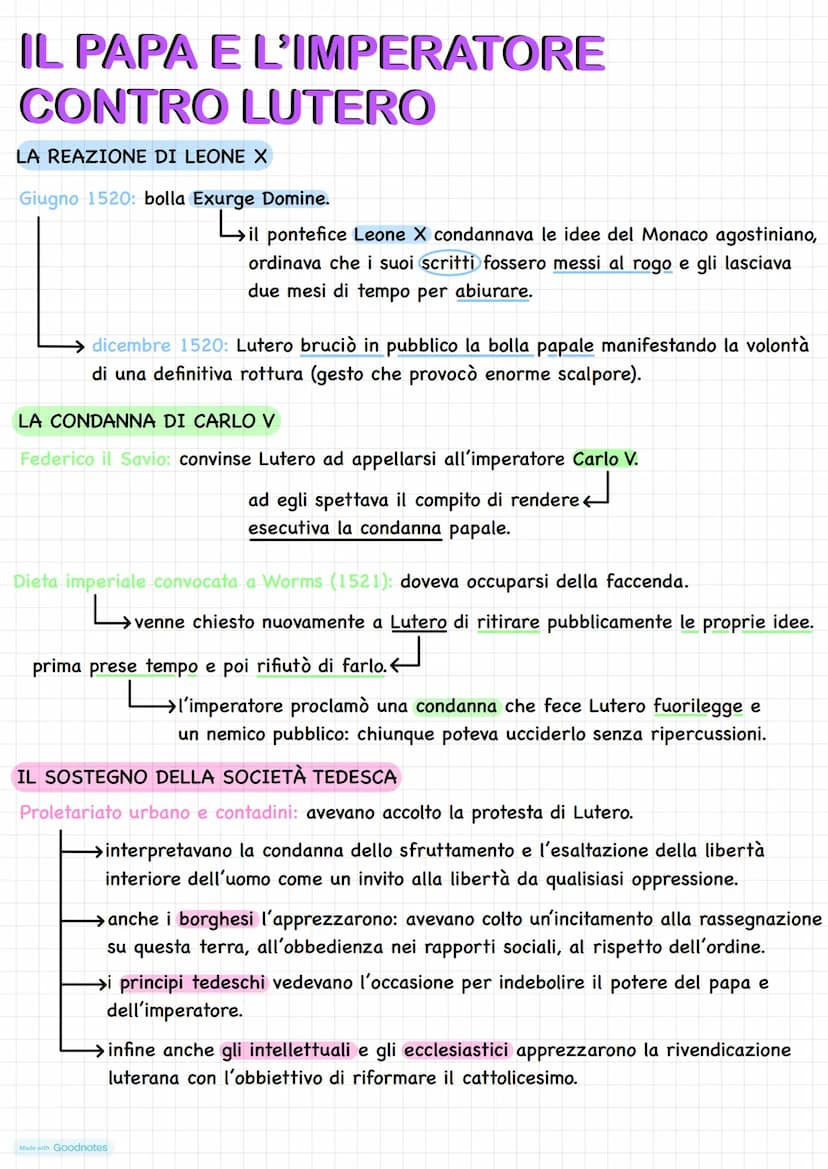 LA RIFORMA
PROTESTANTE
LA CORRUZIONE DELLA CHIESA
I MALI DELLA CHIESA
Le aspirazioni a una riforma che ponesse rimedio alle proteste e allo 