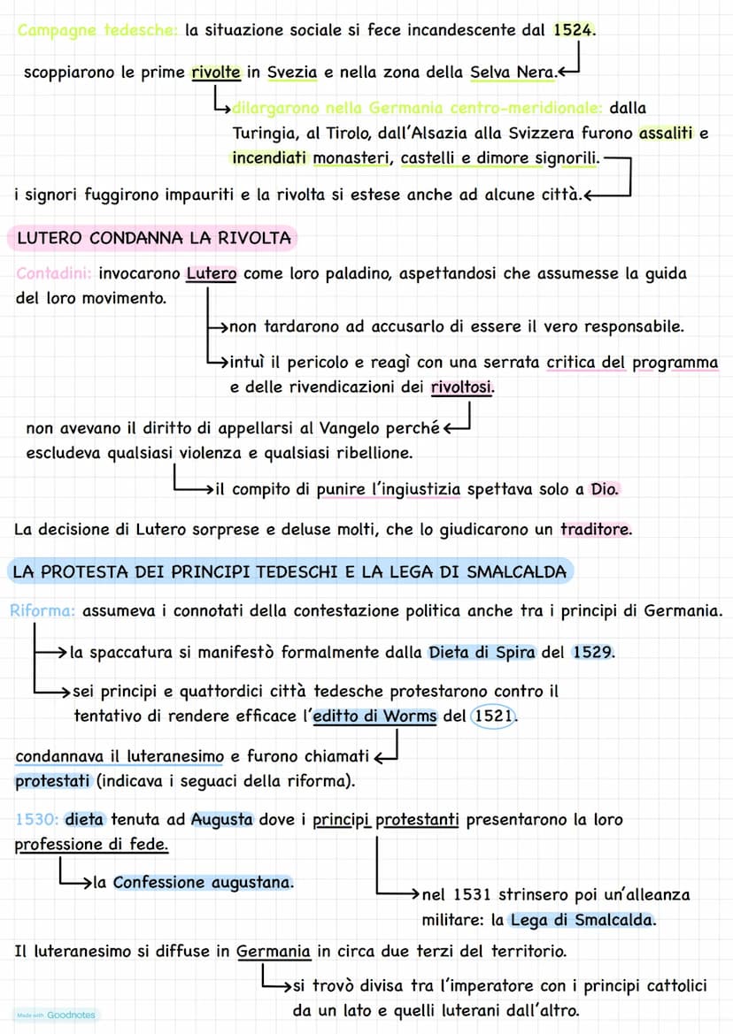 LA RIFORMA
PROTESTANTE
LA CORRUZIONE DELLA CHIESA
I MALI DELLA CHIESA
Le aspirazioni a una riforma che ponesse rimedio alle proteste e allo 