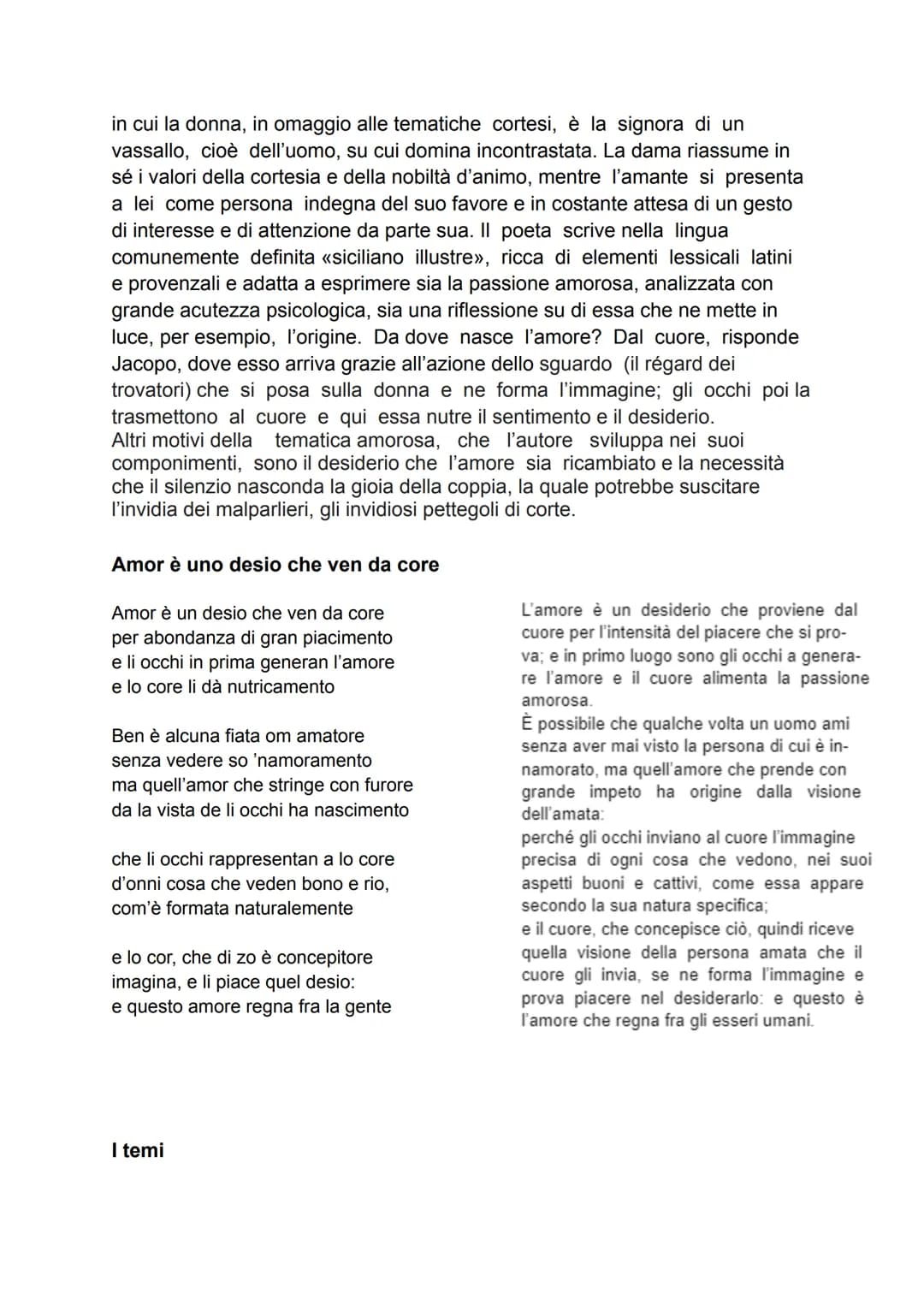 LA SCUOLA SICILIANA
Nei Duecento nasce la lirica italiana che prende le mosse dalla poesia cortese
provenzale. Anche la corte siMiana di Fed