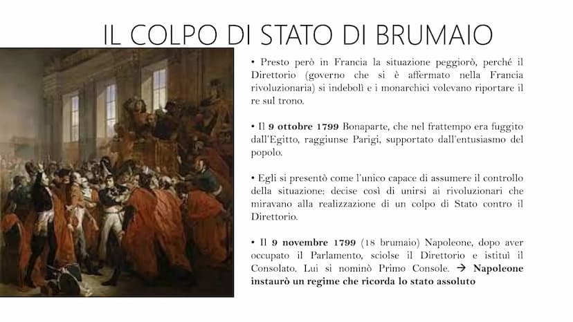 NAPOLEONE BONAPARTE
(1769-1821) • Napoleone
Bonaparte
nacque in Corsica nel
1769 ad Ajaccio.
●
La sua famiglia era di
origine italiana. Fin 