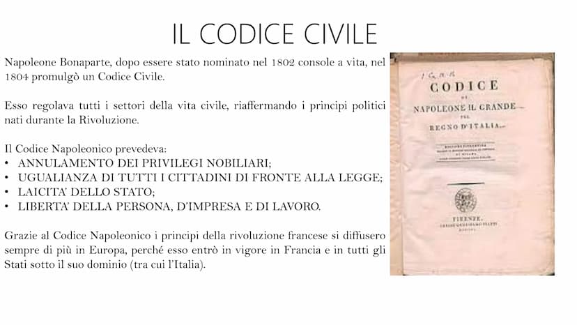 NAPOLEONE BONAPARTE
(1769-1821) • Napoleone
Bonaparte
nacque in Corsica nel
1769 ad Ajaccio.
●
La sua famiglia era di
origine italiana. Fin 