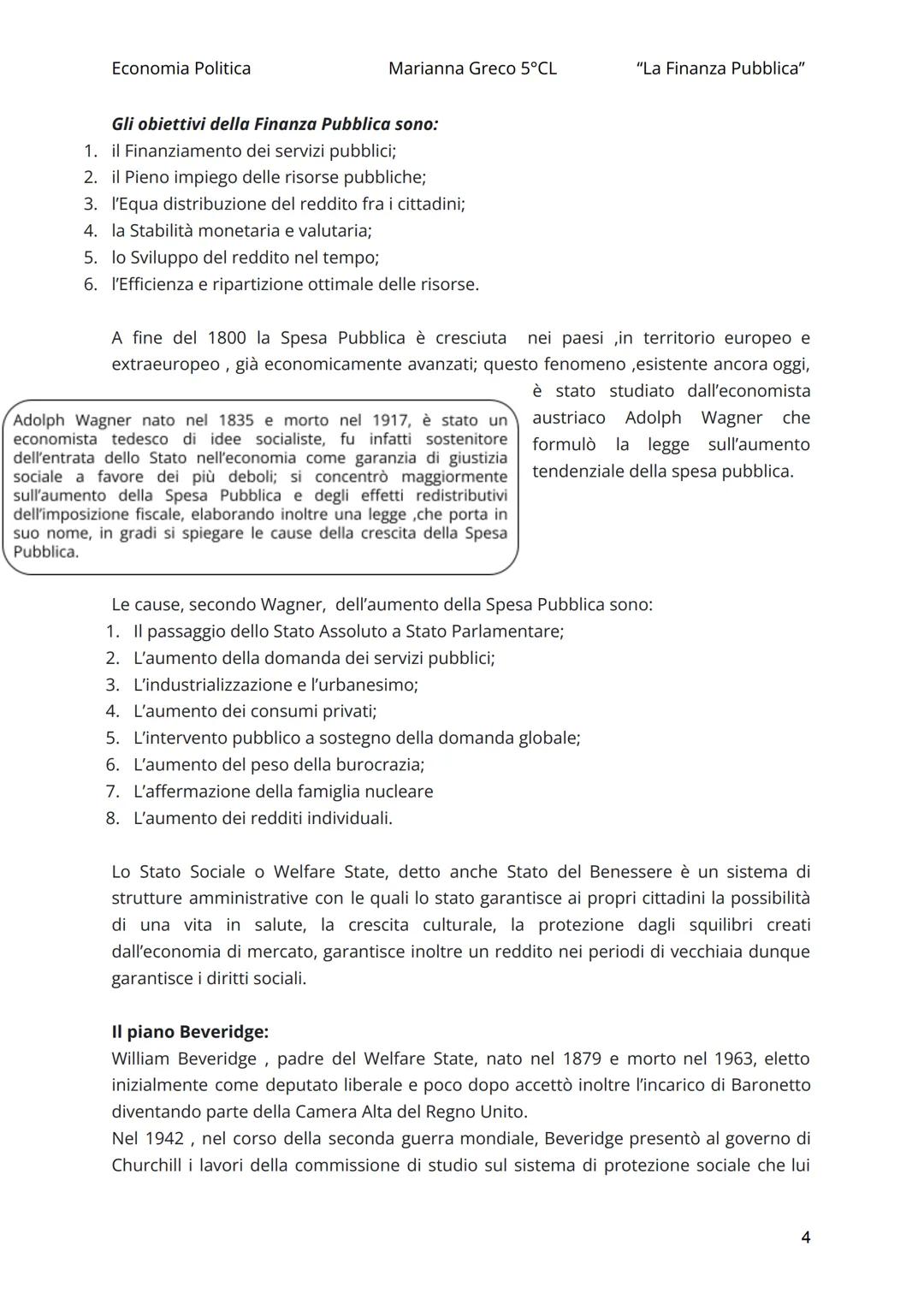 # Economia Politica

Marianna Greco 5°CL

"La Finanza Pubblica"

La Finanza Pubblica è l'attività svolta dalle pubbliche autorità volta a re