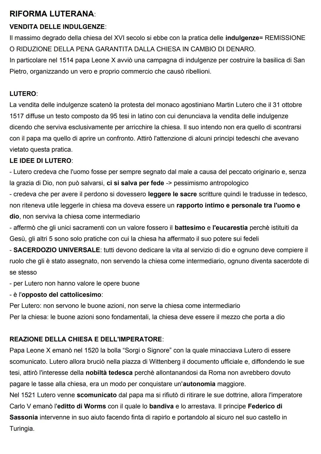 RIFORMA LUTERANA:
VENDITA DELLE INDULGENZE:
Il massimo degrado della chiesa del XVI secolo si ebbe con la pratica delle indulgenze= REMISSIO