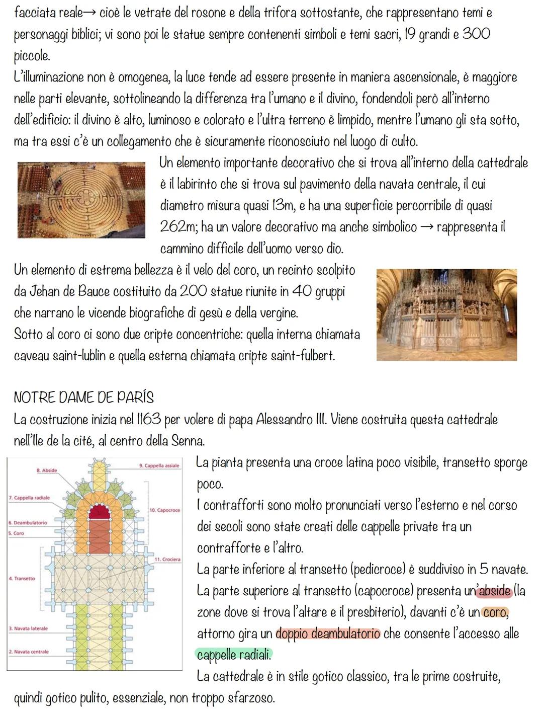 IL GOTICO
L'architettura gotica si sviluppa tra il 1200 e il 1300.
Il termine “gotico” inizialmente assume un valore dispregiativo perché de
