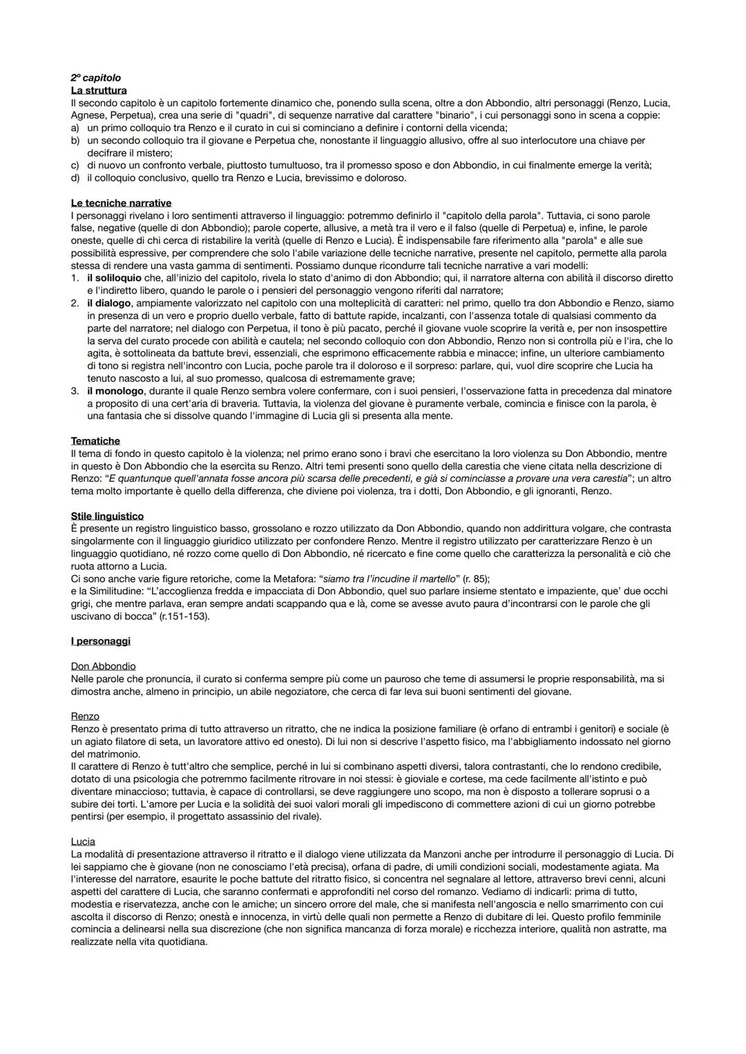 # I PROMESSI SPOSI

1º capitolo
La struttura
L'alternanza di pause e scene
Il capitolo può essere suddiviso in sei sequenze principali: la p