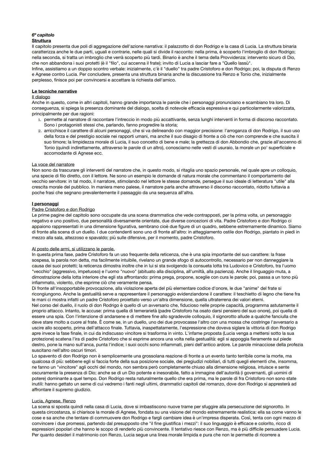 # I PROMESSI SPOSI

1º capitolo
La struttura
L'alternanza di pause e scene
Il capitolo può essere suddiviso in sei sequenze principali: la p